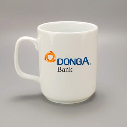 Cốc sứ in logo DongA Bank