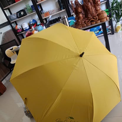 Ô dù cán thẳng in logo doanh nghiệp